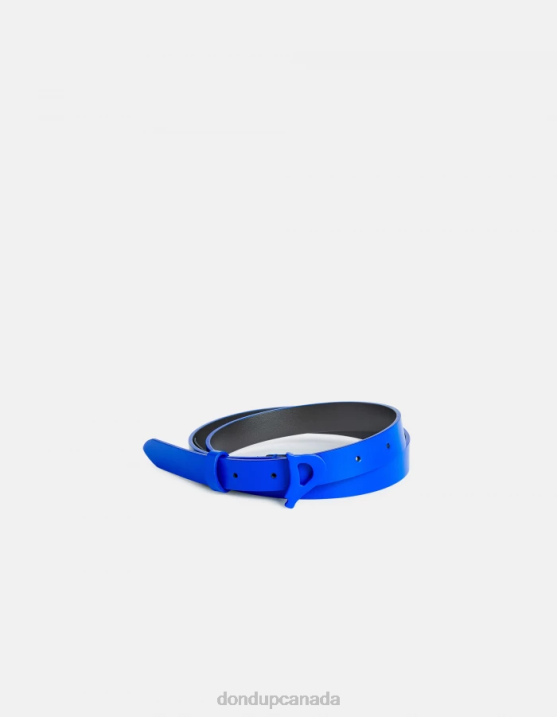 DONDUP Women Calfskin Belt XF8V490 Accessories Royal Blue