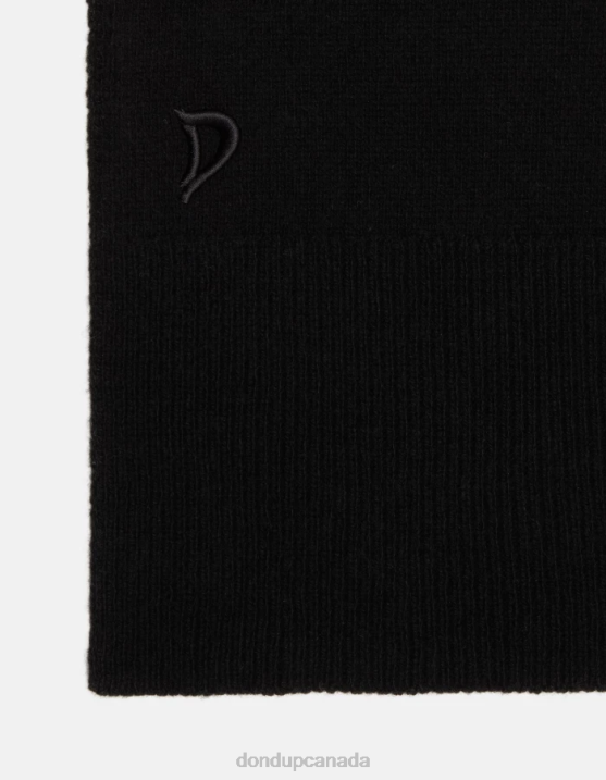 DONDUP Women Cashmere Scarf XF8V517 Accessories Black