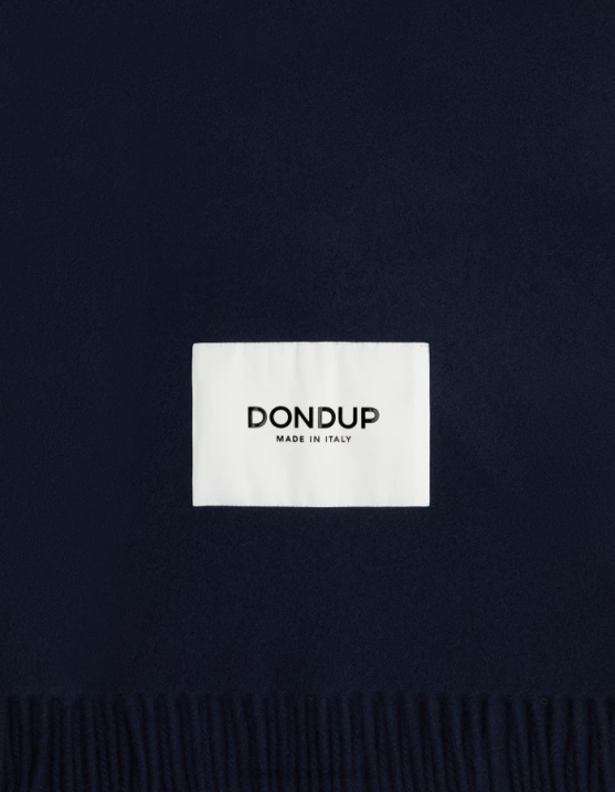 DONDUP Women Wool Scarf XF8V540 Accessories Navy Blue