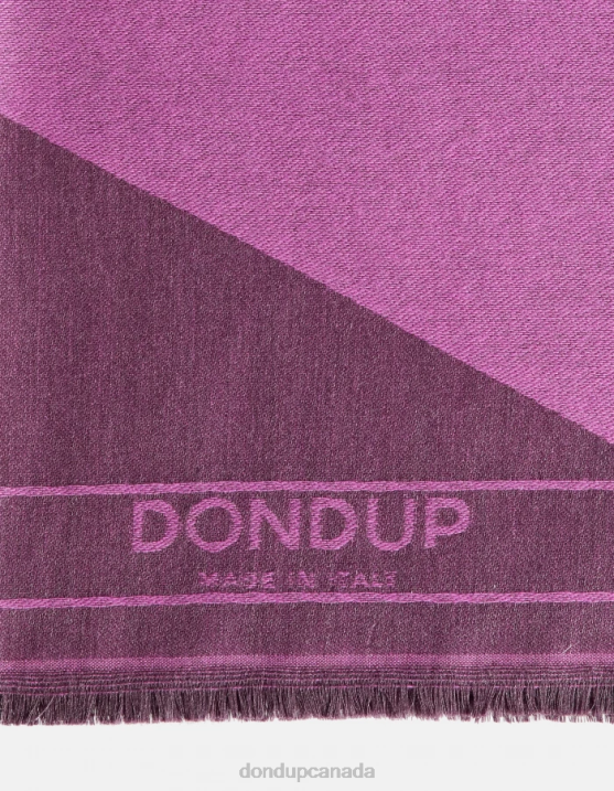 DONDUP Women Wool Scarf XF8V545 Accessories Fuchsia  Violet