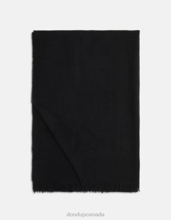 DONDUP Women Wool Scarf XF8V524 Accessories Black