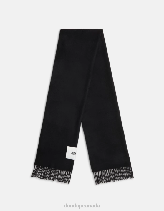 DONDUP Women Wool Scarf XF8V537 Accessories Black